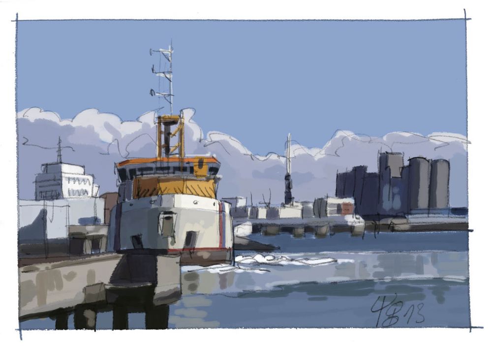 MANOEUVRE DANS LE PORT