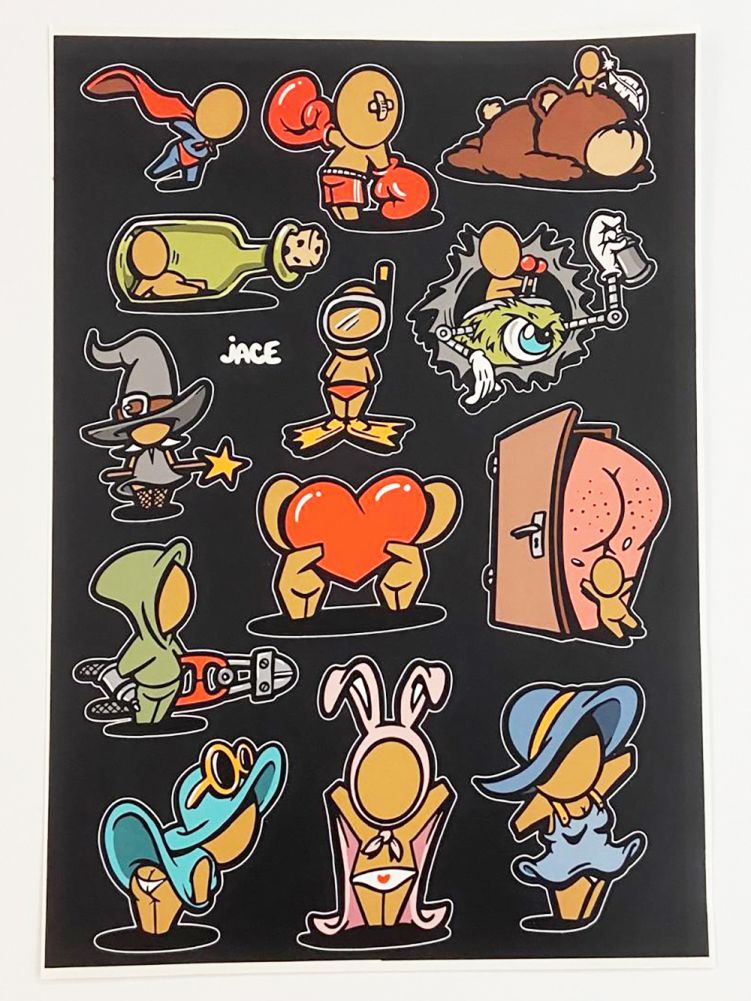  STICKER PLANCHE COEUR