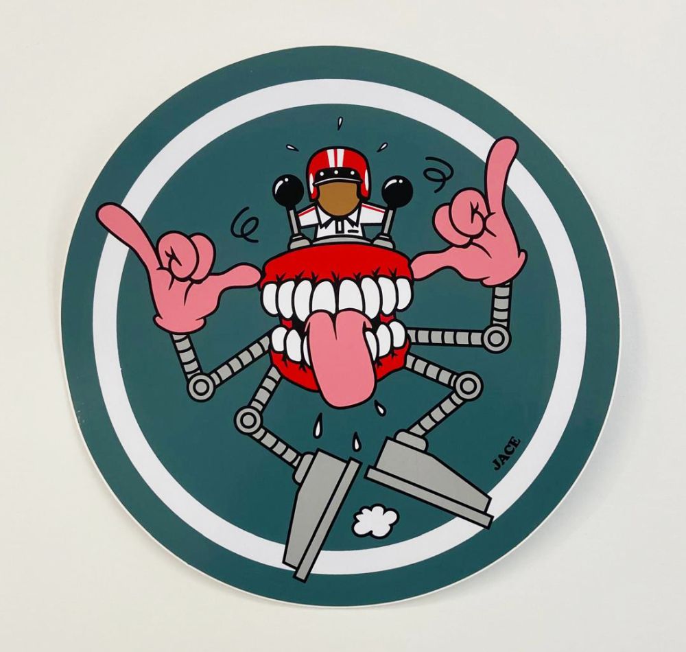 STICKER ROLLING STONE