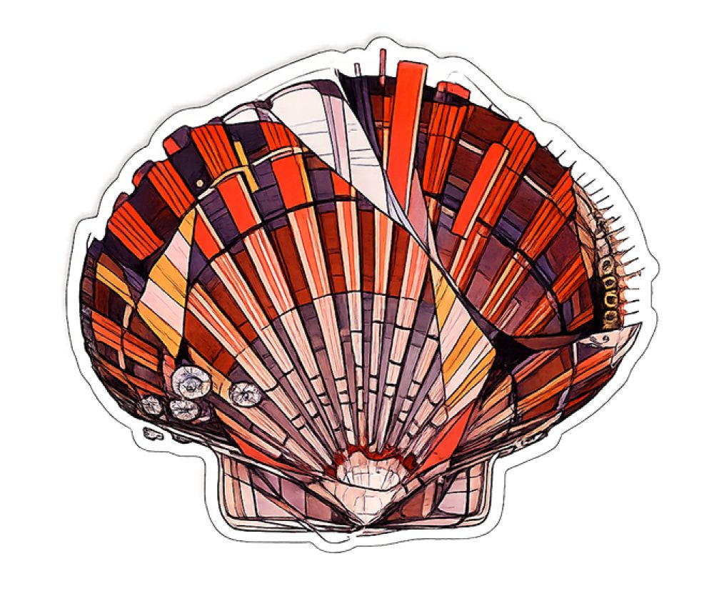 STICKER COQUILLE